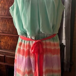 By & By Girl Size 20 1/2 High Low Dress 34” Bust